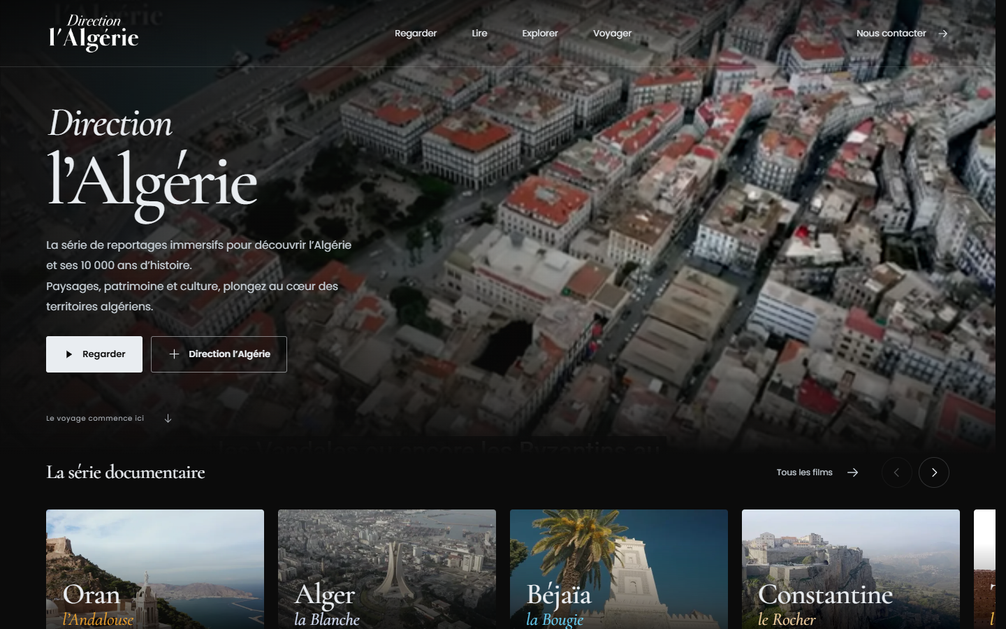 Le média Direction l’Algérie, consacré aux films, récits et découvertes de la destination.
